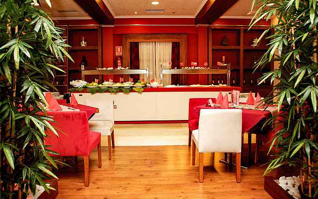 Hotel Palma Bay Club Resort Mallorca Restaurant Tisch
